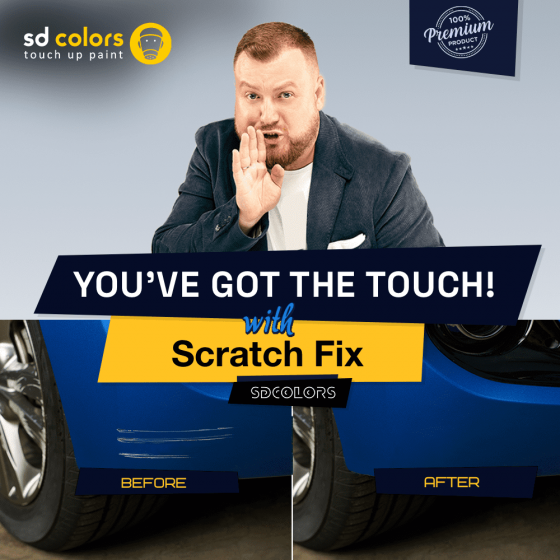 Silver Alloy Wheel Touch Up Paint 20ml - Scratch & Chip Repair