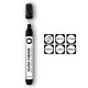 Silver Chrome Paint Marker - High Gloss Mirror Effect for Smooth Surfaces