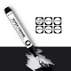 Silver Chrome Paint Marker - High Gloss Mirror Effect for Smooth Surfaces