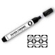 Silver Chrome Paint Marker - High Gloss Mirror Effect for Smooth Surfaces