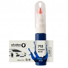 Touch Up Paint 20ml POWER BLUE 713 for VOLVO Scratch and Chip Repair Brush