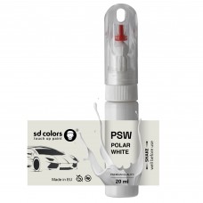 Touch Up Paint 20ml POLAR WHITE PSW for HYUNDAI Scratch and Chip Repair Brush