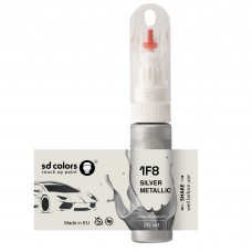 Touch Up Paint 20ml SILVER METALLIC 1F8 for TOYOTA Scratch and Chip Repair Brush