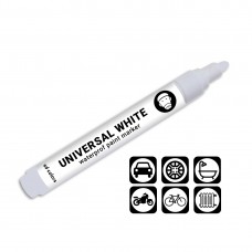 Universal White Paint Marker - Waterproof Touch Up Marker for Small Repairs (3mm Tip)