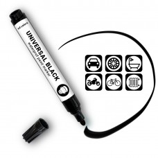 Universal Black Paint Marker - Waterproof Touch Up Marker for Small Repairs (3mm Tip)