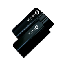 Felt Edge Squeegee Set 2 pcs - Standard Felt Squeegees for Vinyl & Film Application (10 × 7.3 cm)