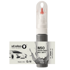 Touch Up Paint 20ml OSTRA GREY MET. MATT N50 for BMW Scratch and Chip Repair Brush