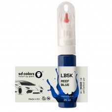 Touch Up Paint 20ml REEF BLUE LB5K for VAG/VW/AUDI Scratch and Chip Repair Brush