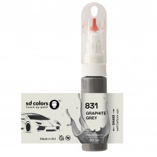 Touch Up Paint 20ml GRAPHITE GREY 831 for MERCEDES Scratch and Chip Repair Brush