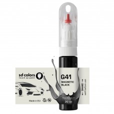 Touch Up Paint 20ml MAGNETIC BLACK G41 for VOLVO Scratch and Chip Repair Brush