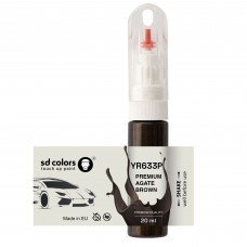 Touch Up Paint 20ml AGATE BROWN YR633P for HONDA Scratch and Chip Repair Brush