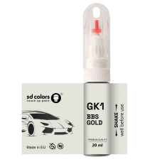 Touch Up Paint 20ml BBS GOLD GK1 for SUBARU Scratch and Chip Repair Brush